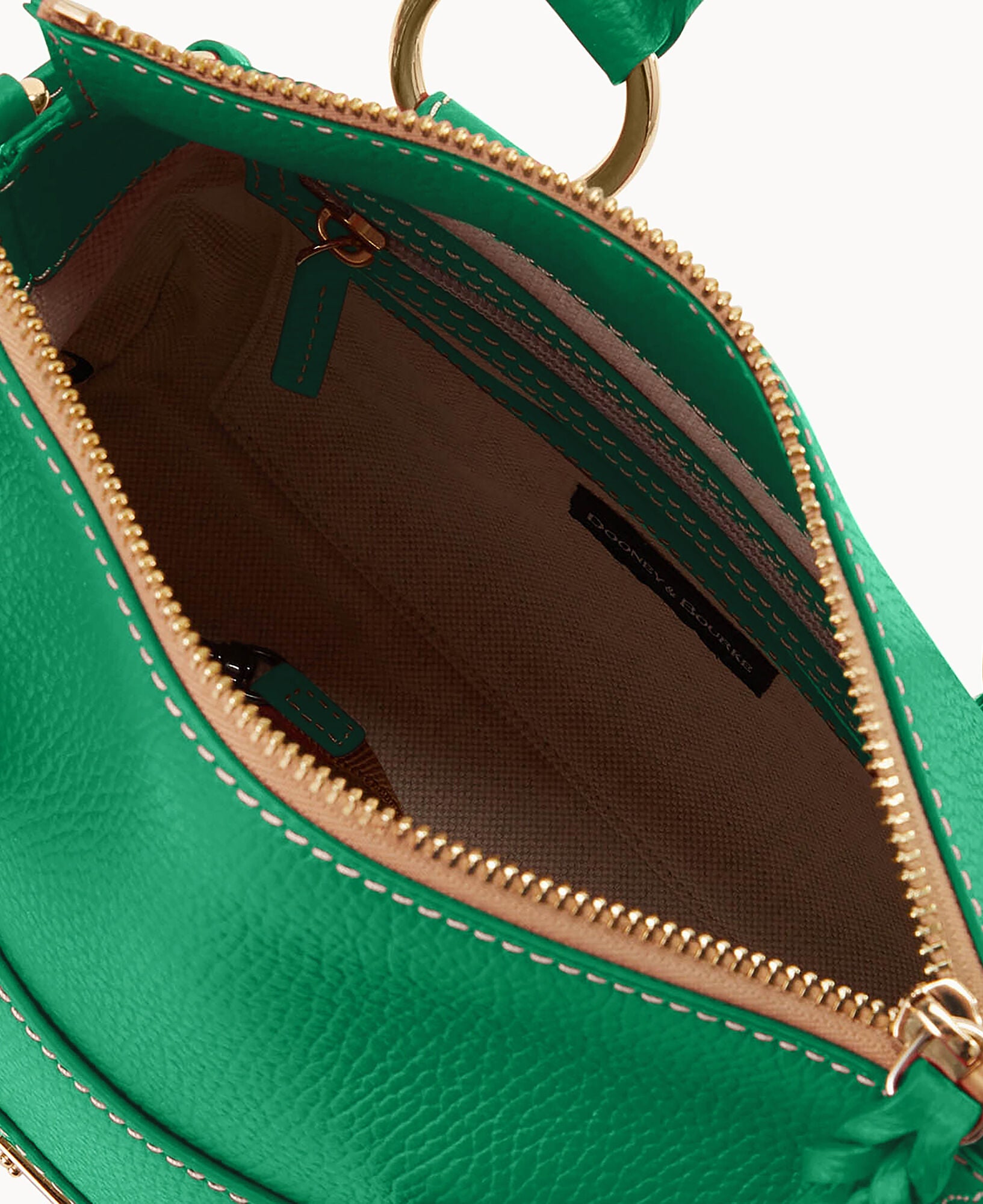 Lucca Leather Satchel With Pocket