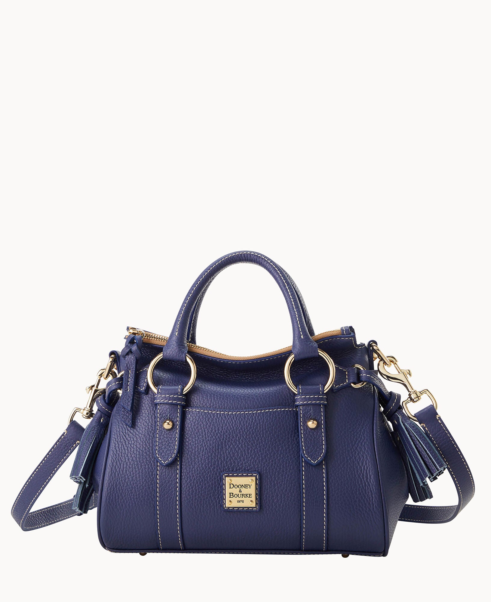 Lucca Leather Satchel With Pocket