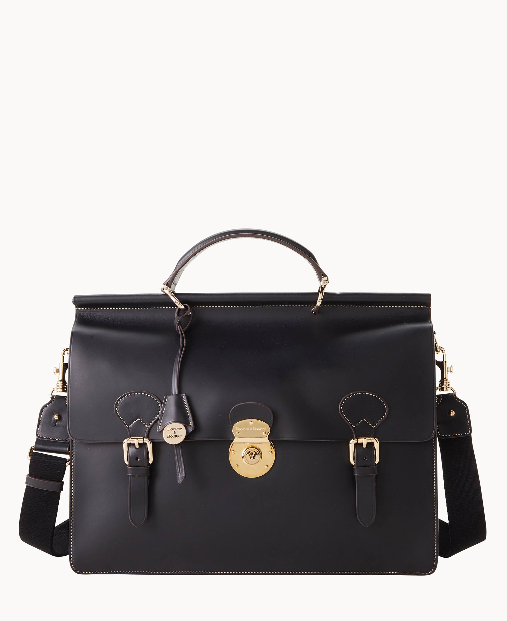 Alto Double Gusset Buckle Briefcase