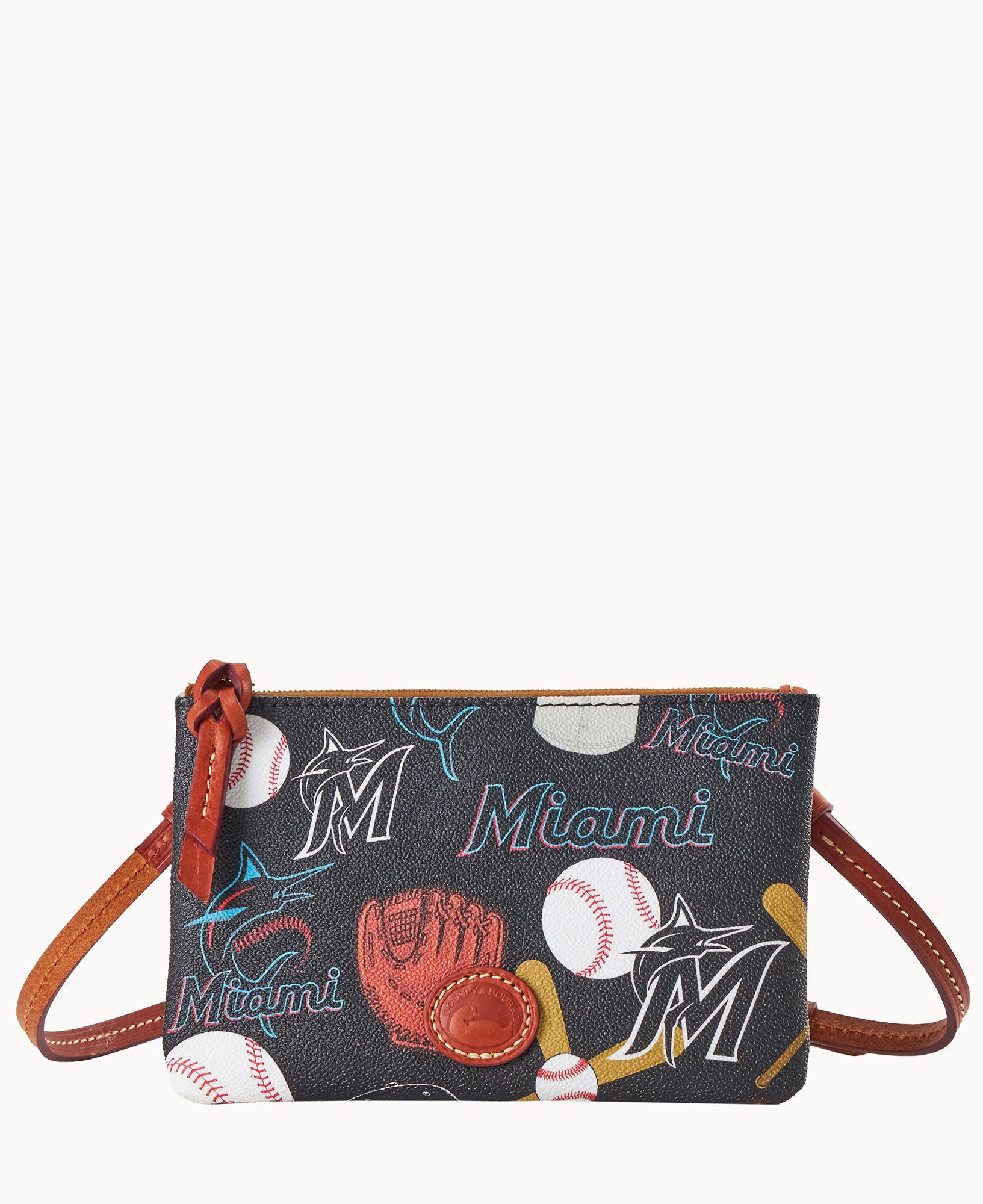 MLB Marlins Top Zip Crossbody