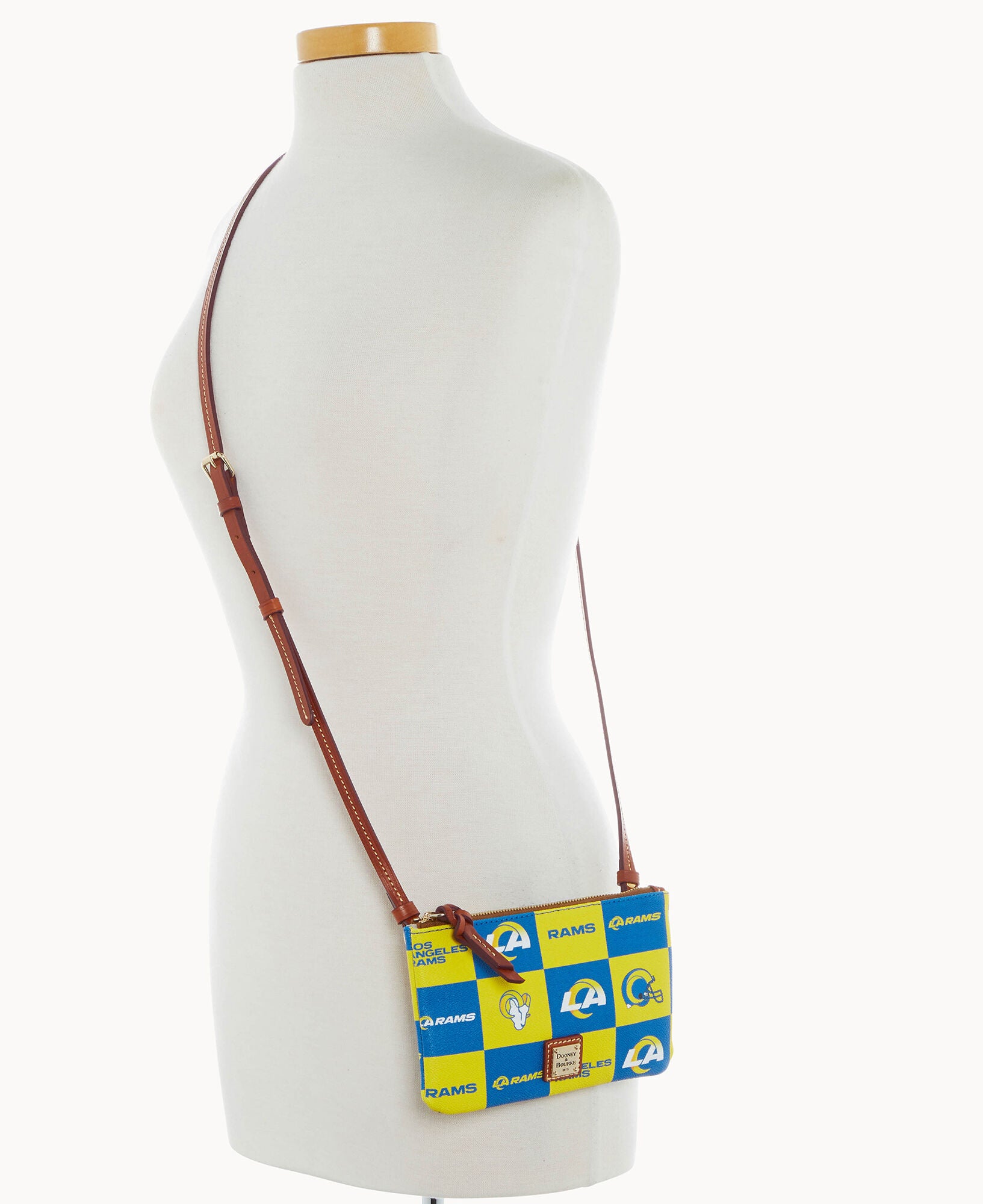 NFL Rams Top Zip Crossbody