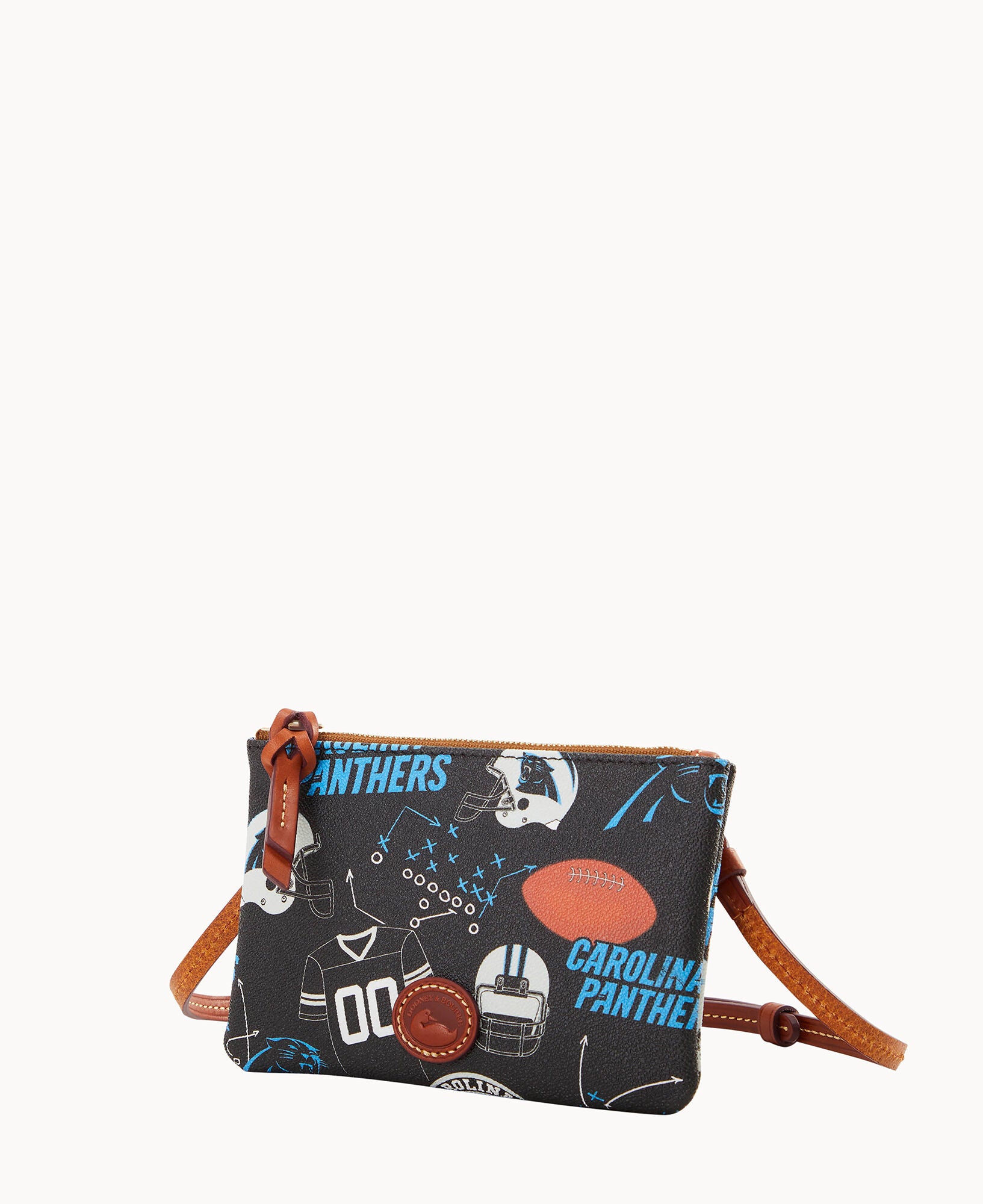 NFL Panthers Top Zip Crossbody