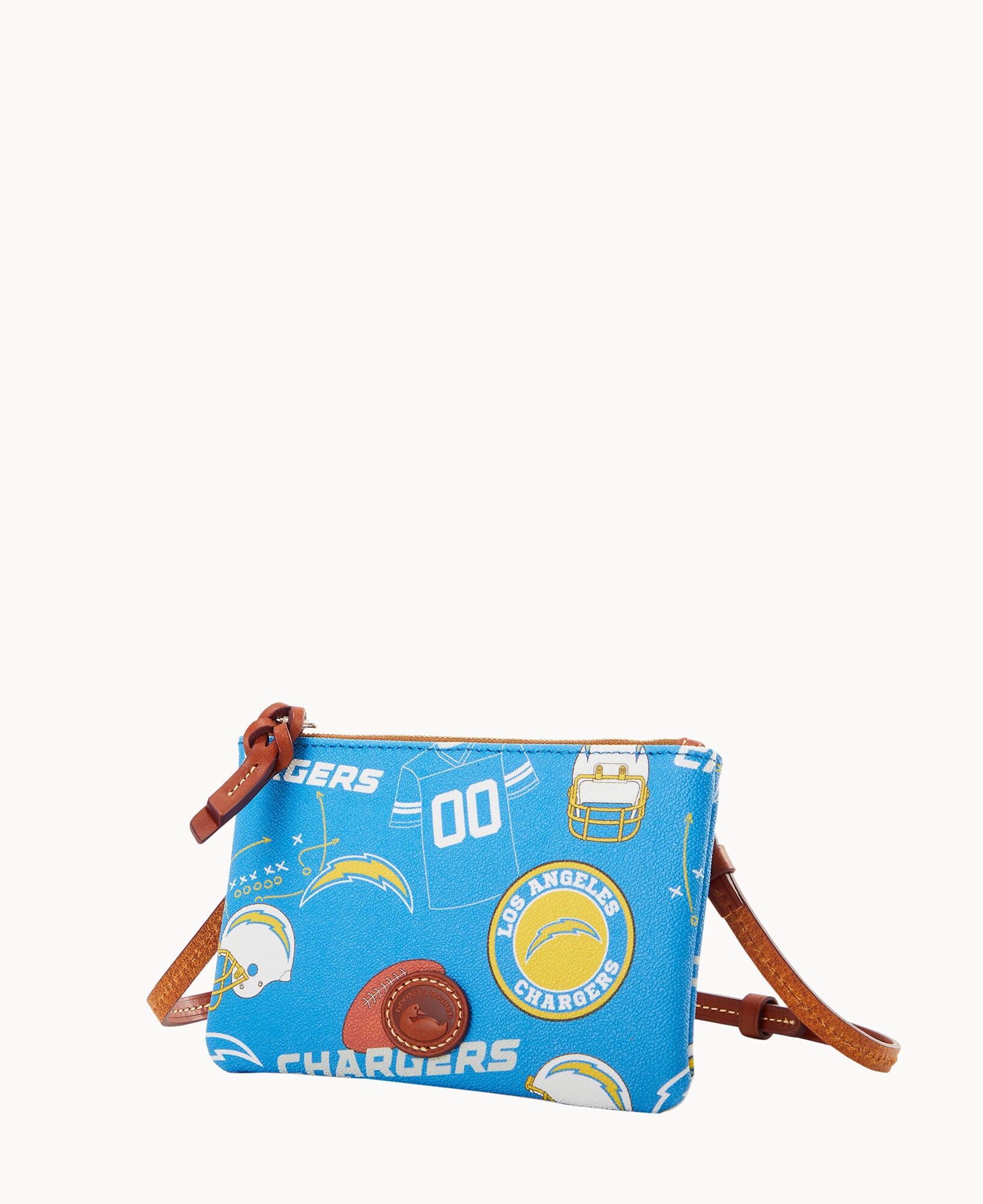 NFL Chargers Top Zip Crossbody