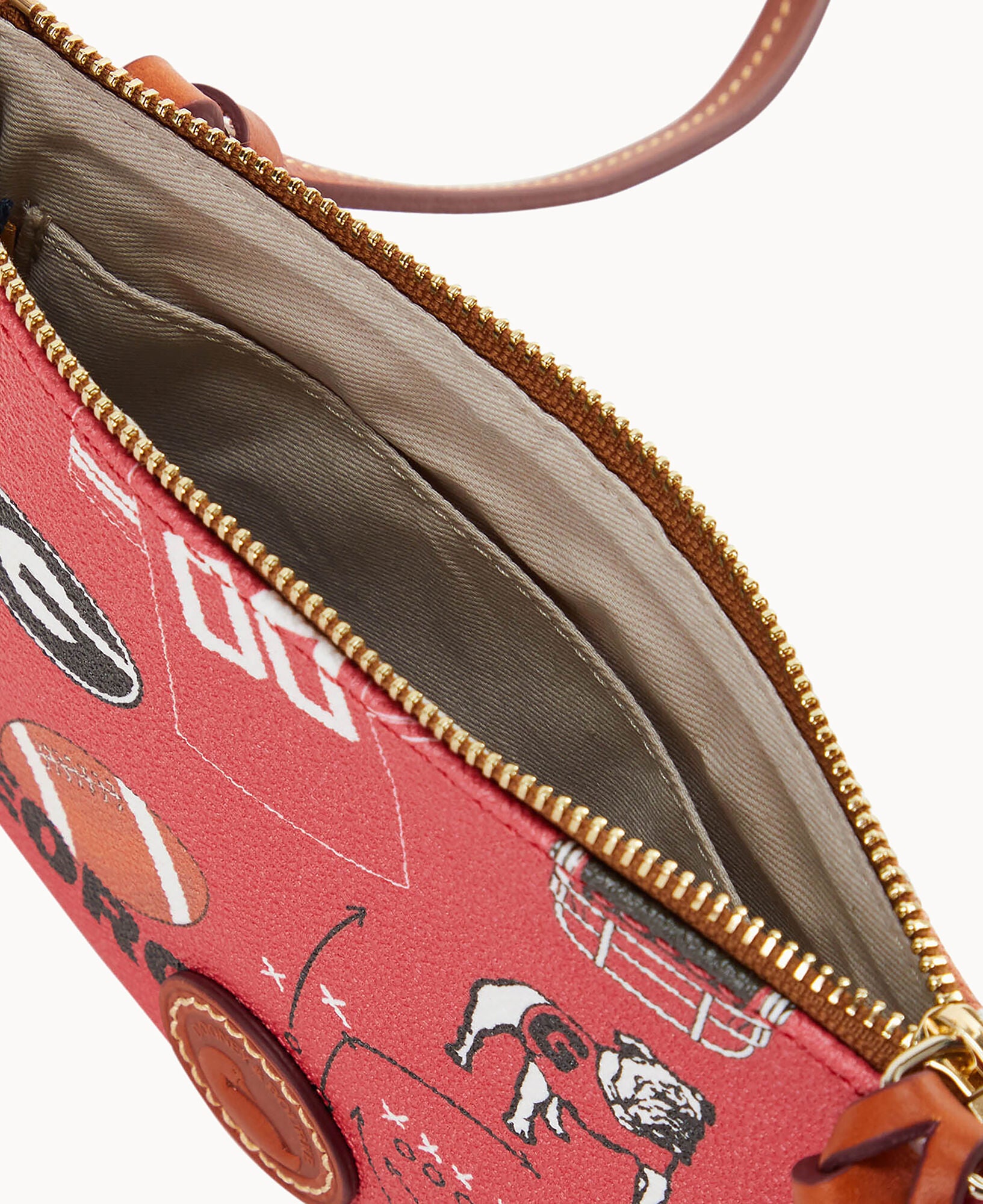 Collegiate University of Georgia Top Zip Crossbody