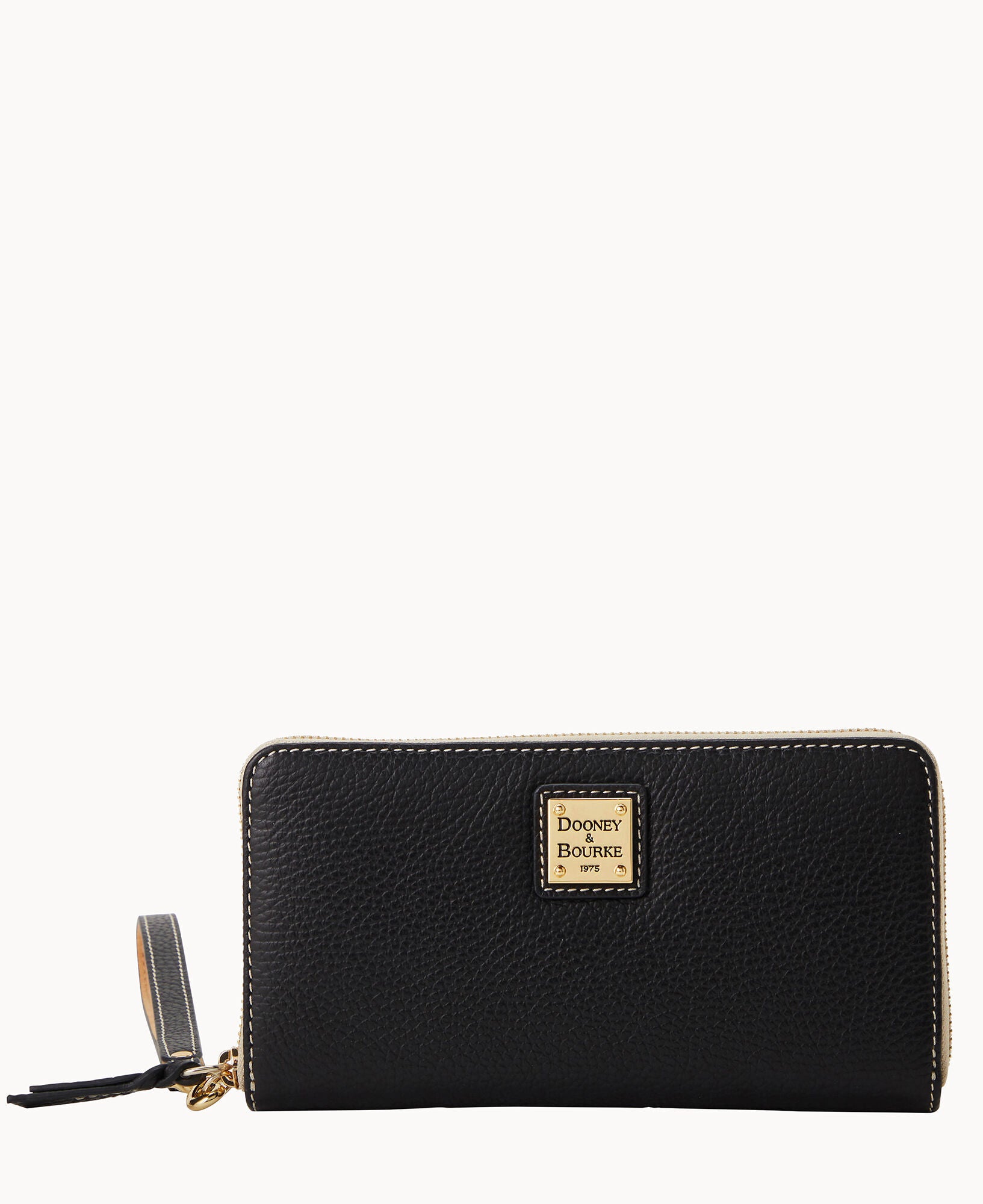 Lucca Leather Large Zip Around Wristlet