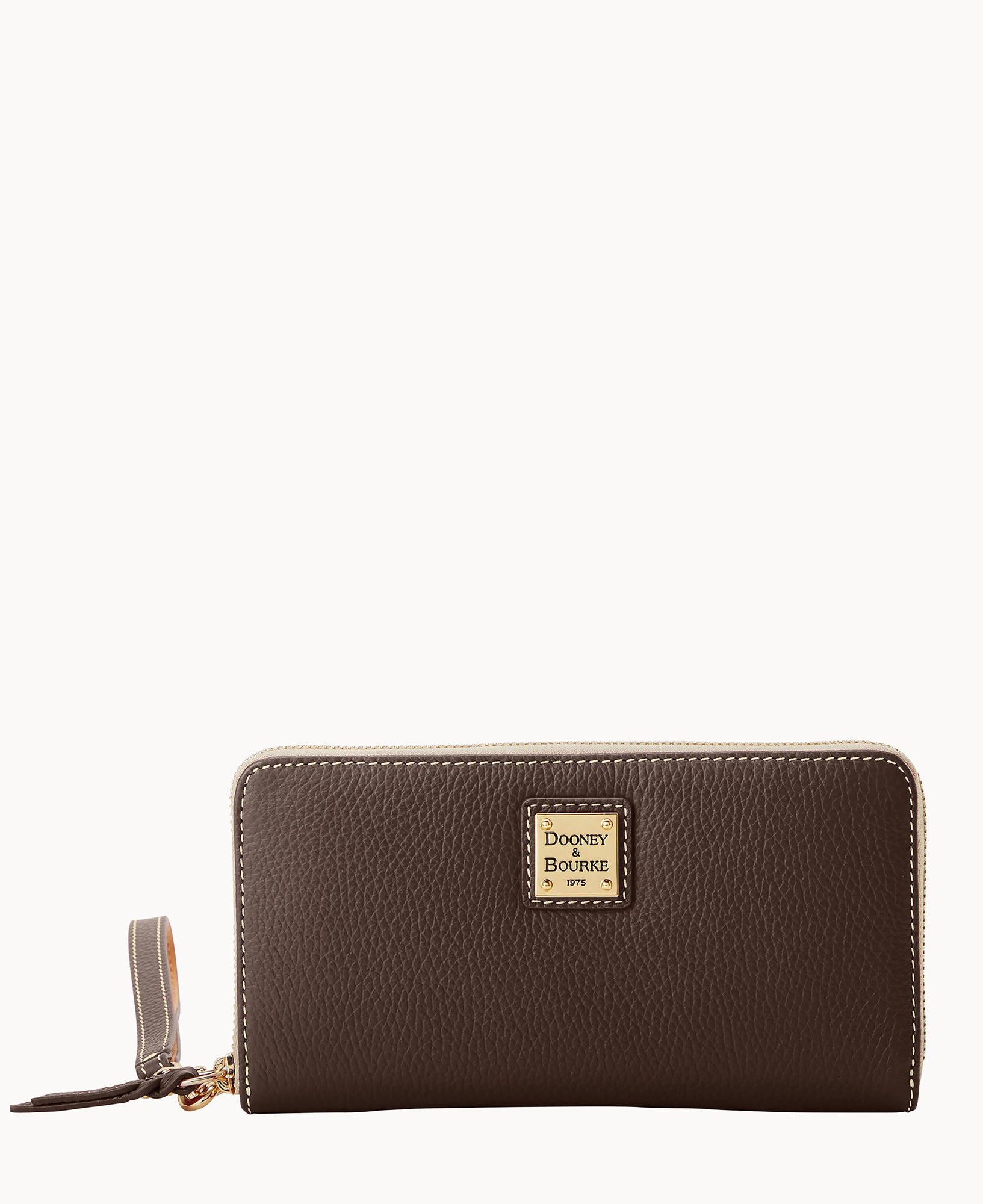 Lucca Leather Large Zip Around Wristlet