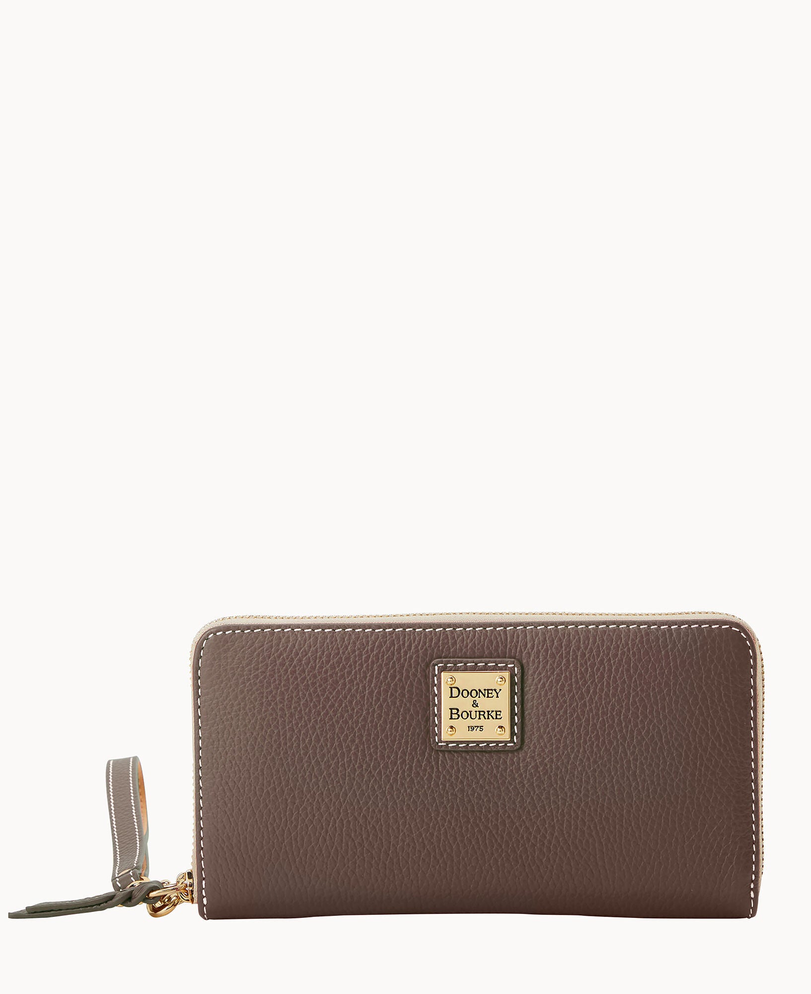 Lucca Leather Large Zip Around Wristlet