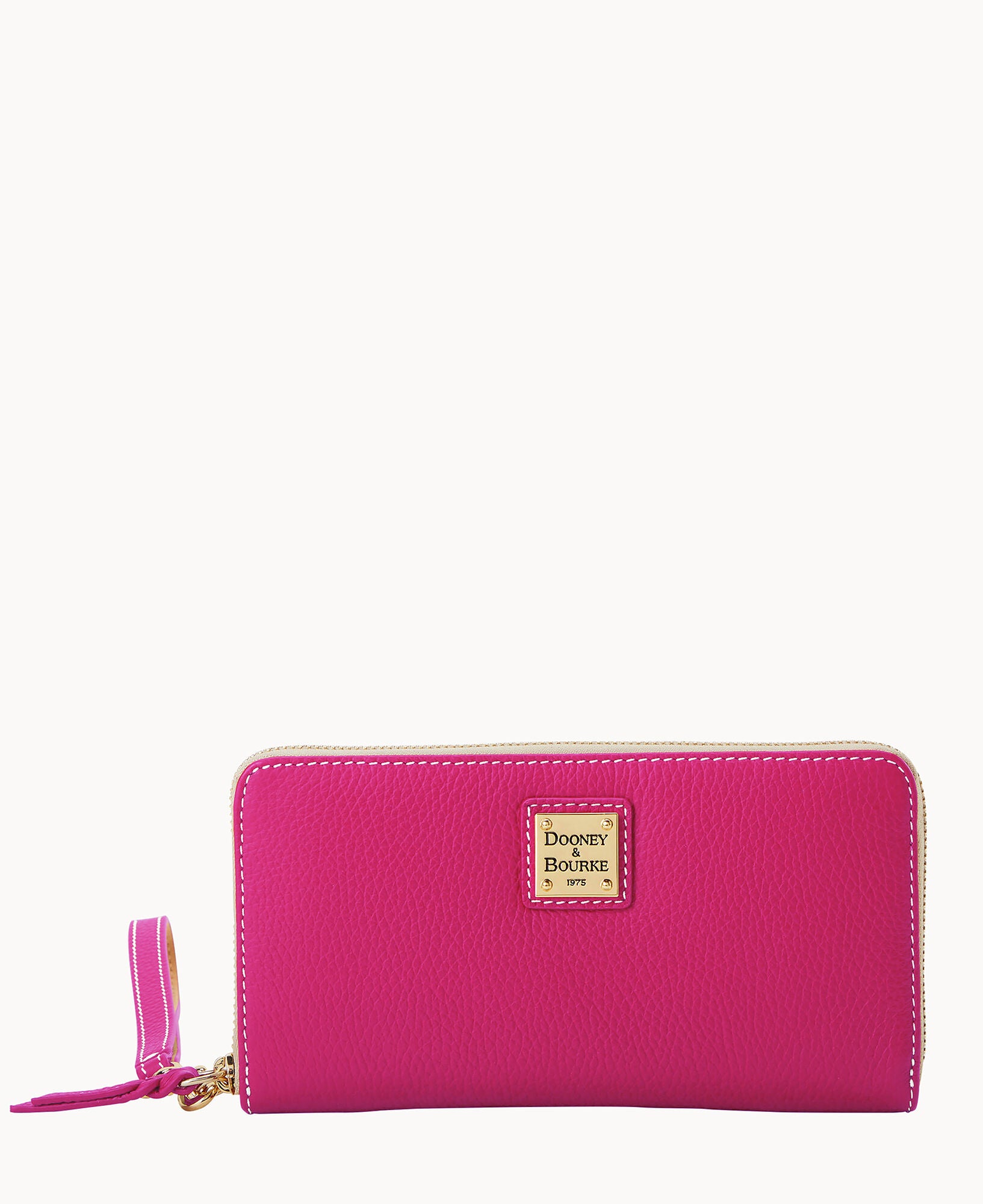 Lucca Leather Large Zip Around Wristlet