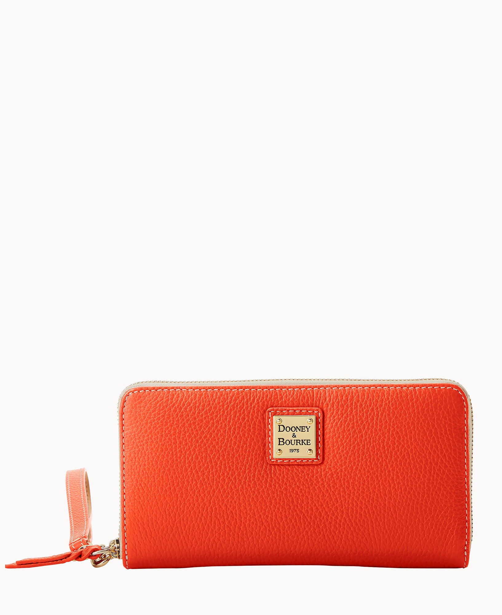 Lucca Leather Large Zip Around Wristlet