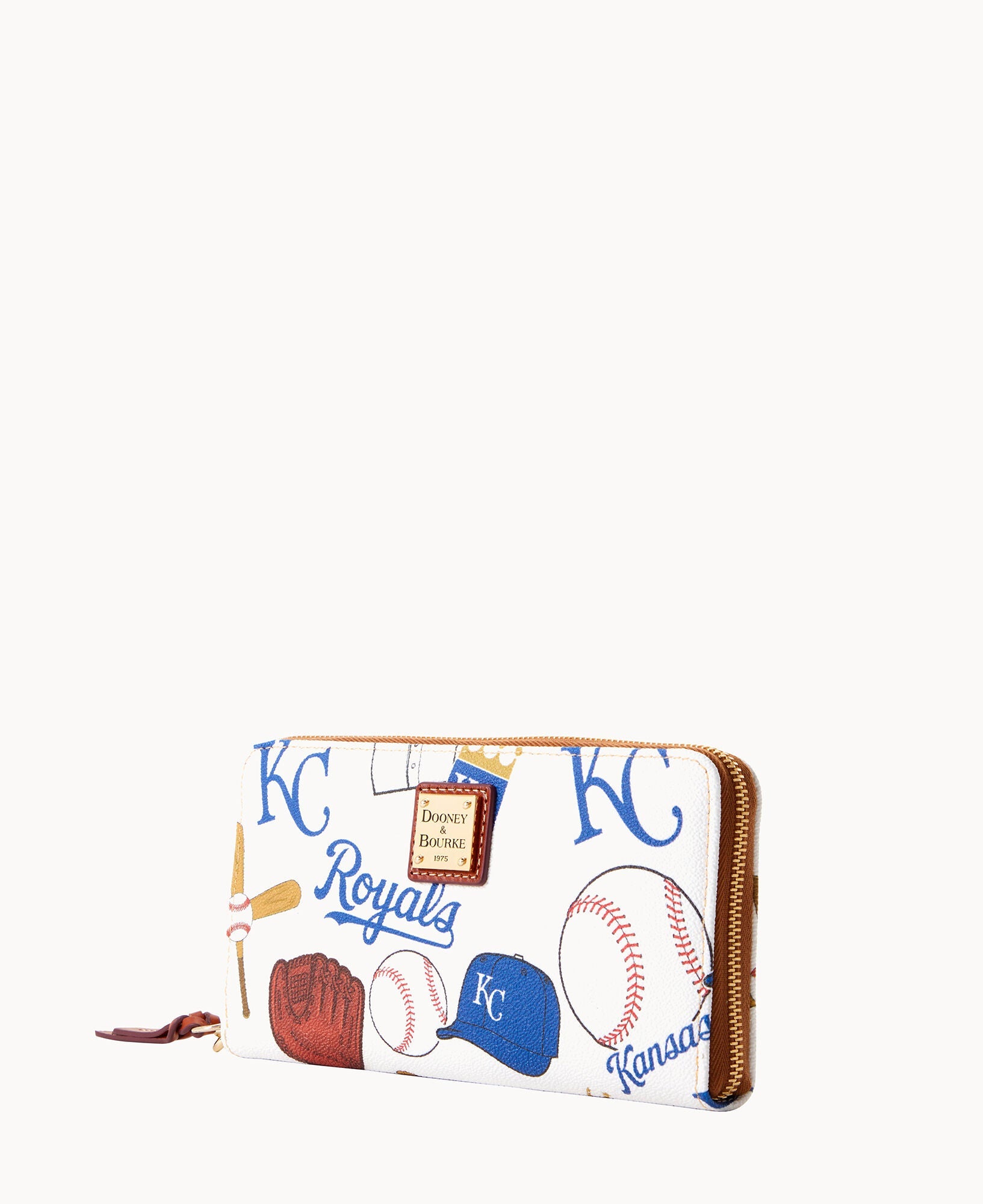 MLB Royals Large Zip Around Wristlet