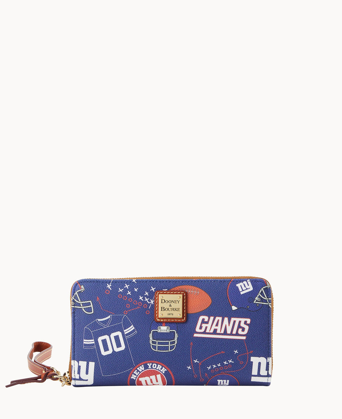 NFL NY Giants Large Zip Around Wristlet