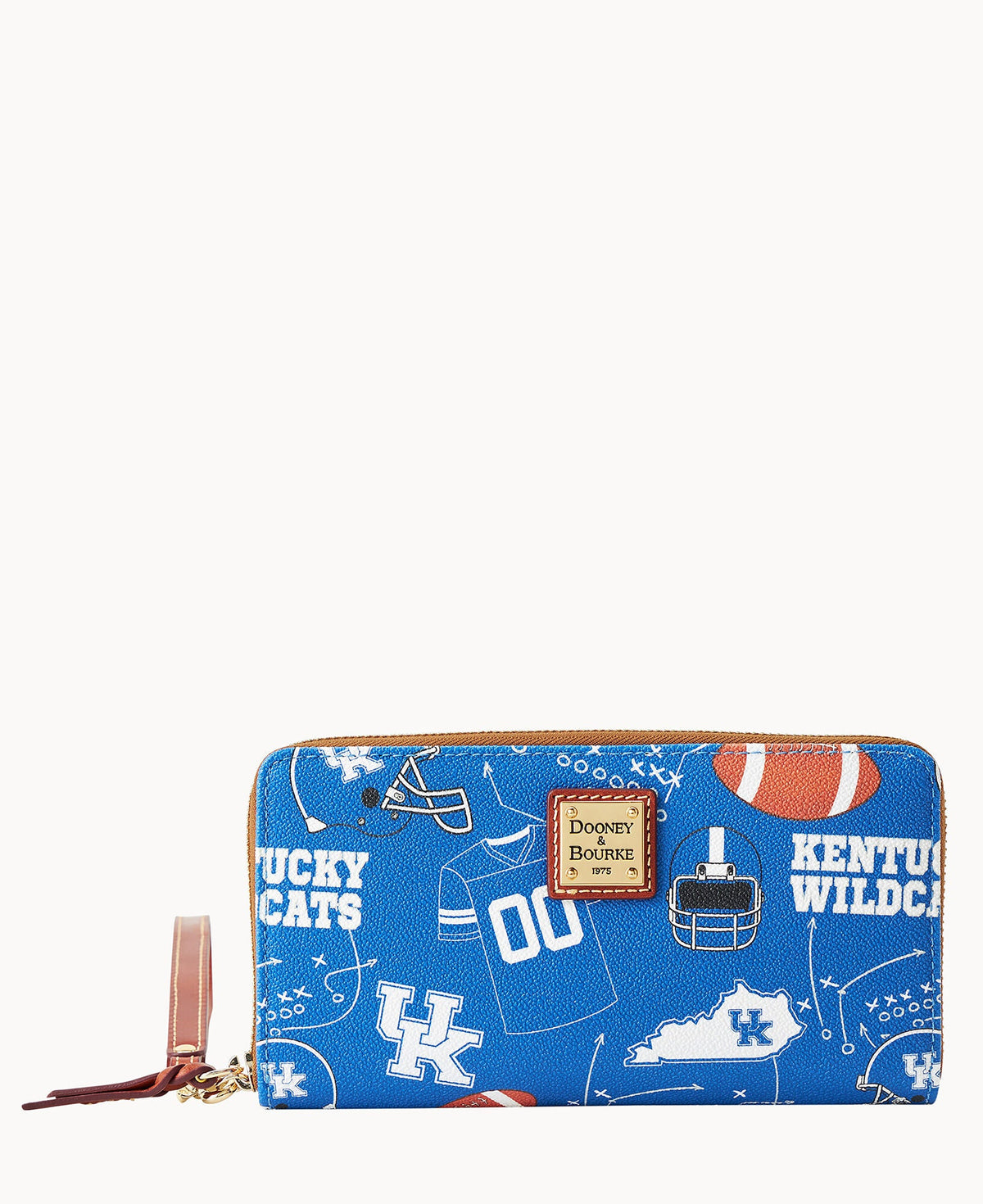 Collegiate University of Kentucky Large Zip Around Wristlet