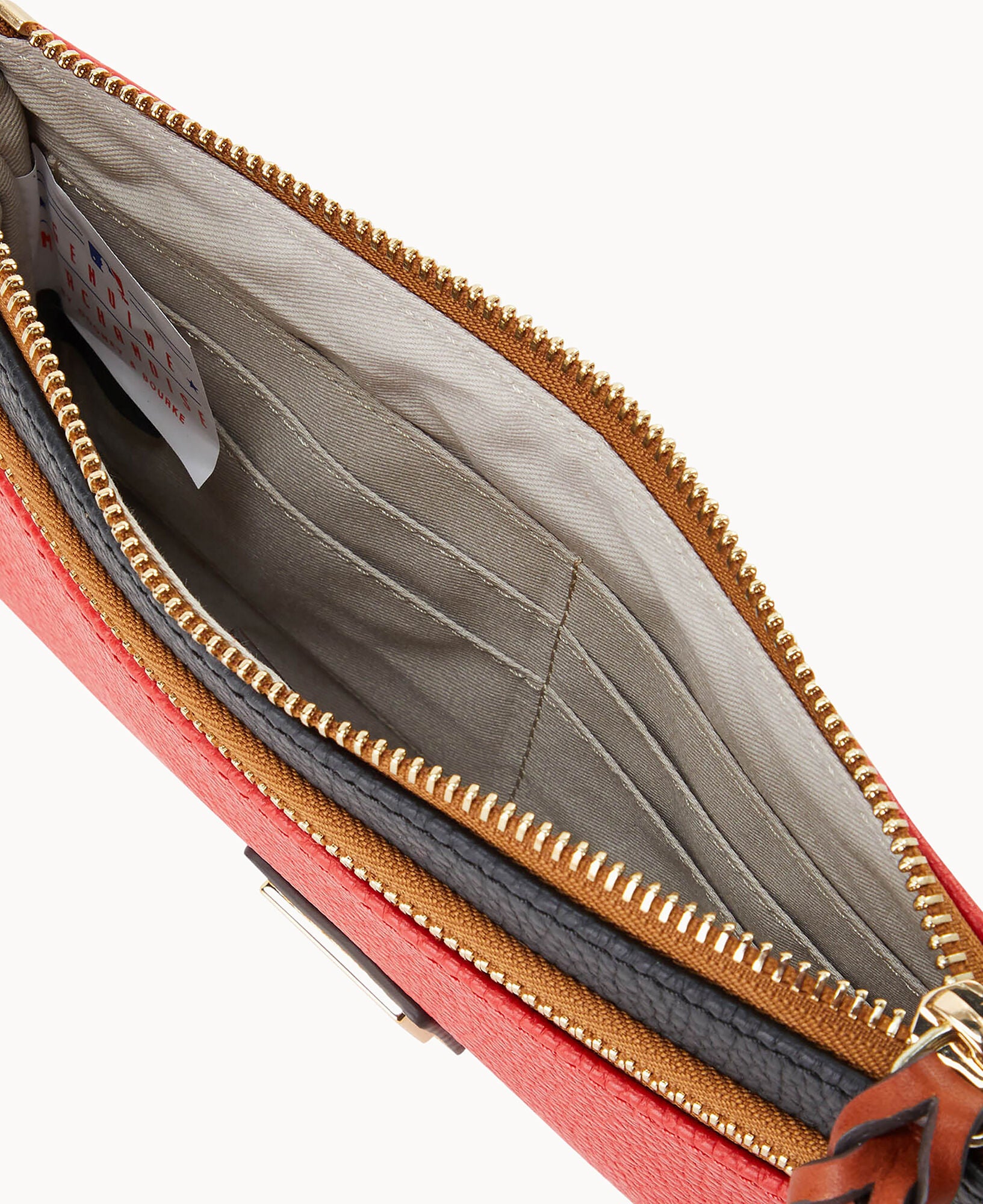 MLB Cardinals Double Zip Wristlet
