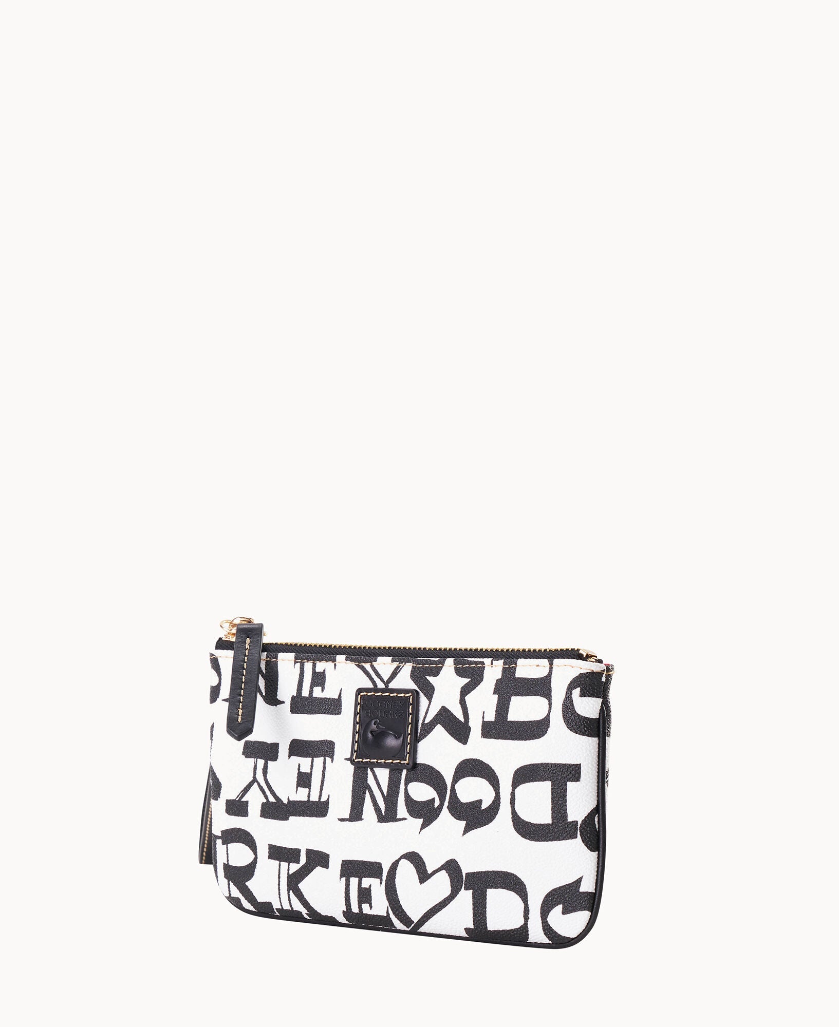 Doodle II Coated Cotton Medium Wristlet
