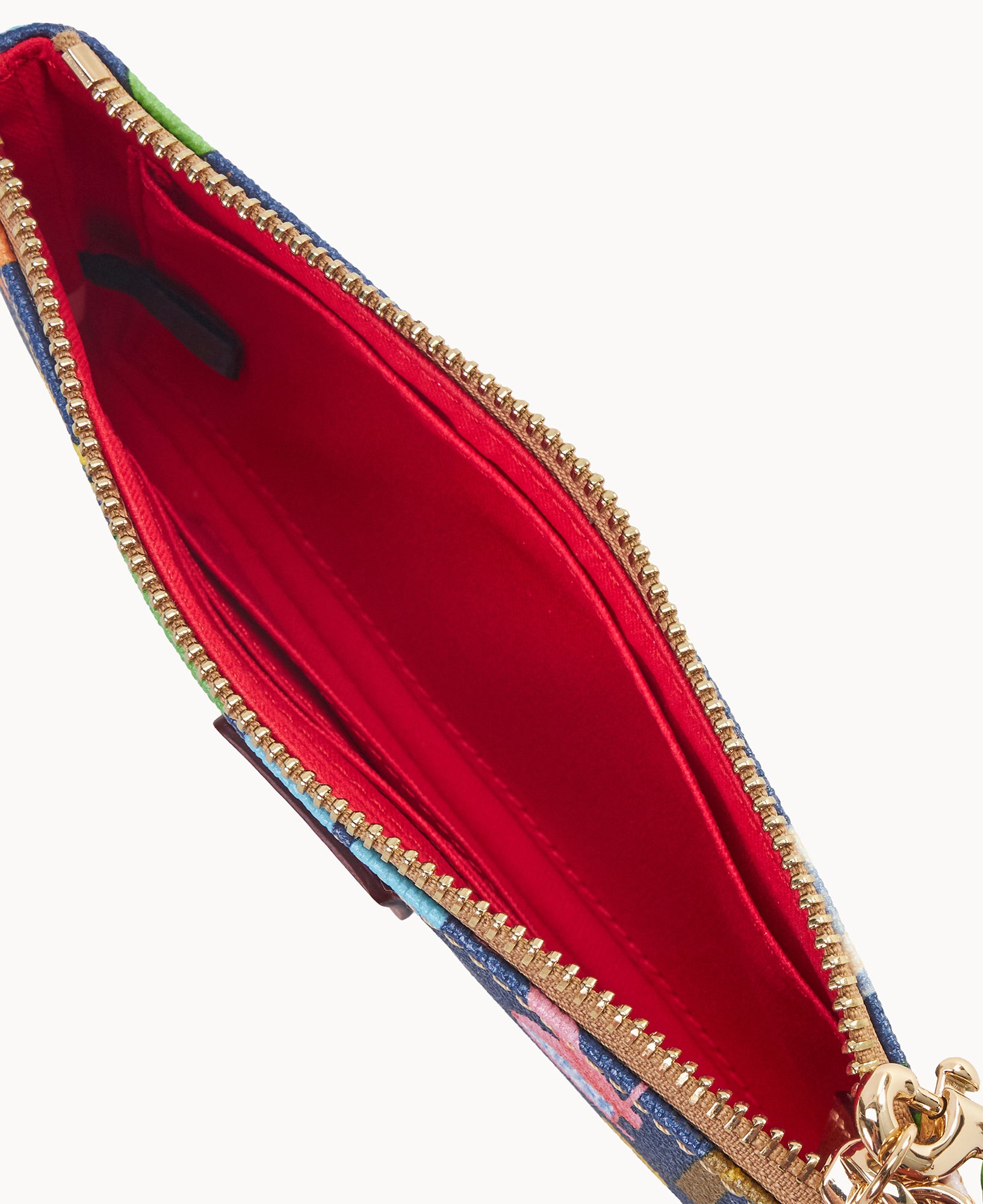 Doodle II Coated Cotton Medium Wristlet